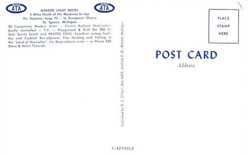 Harbor Light Motel - Vintage Postcard (newer photo)